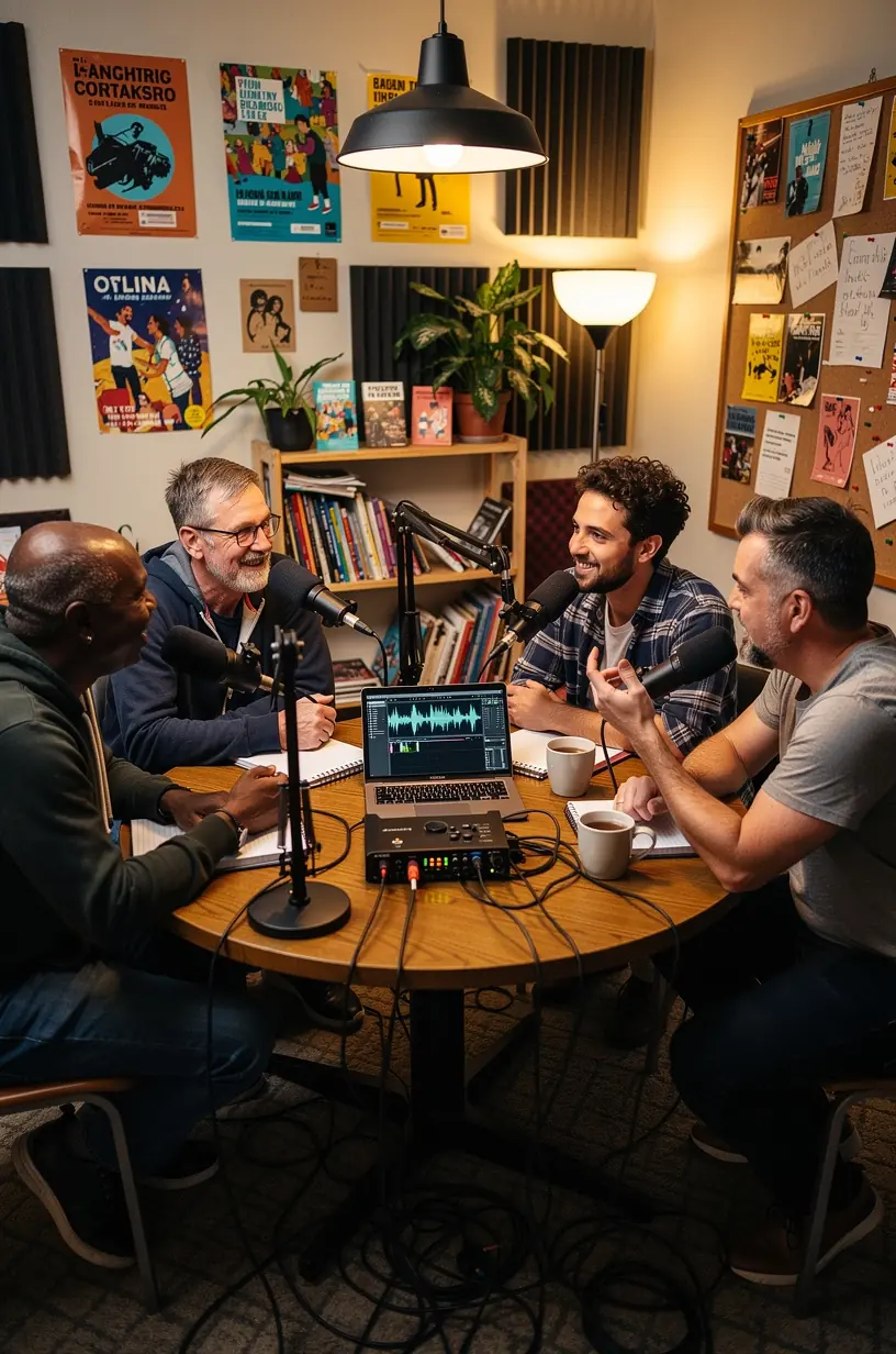 Civic engagement discussion with community members.